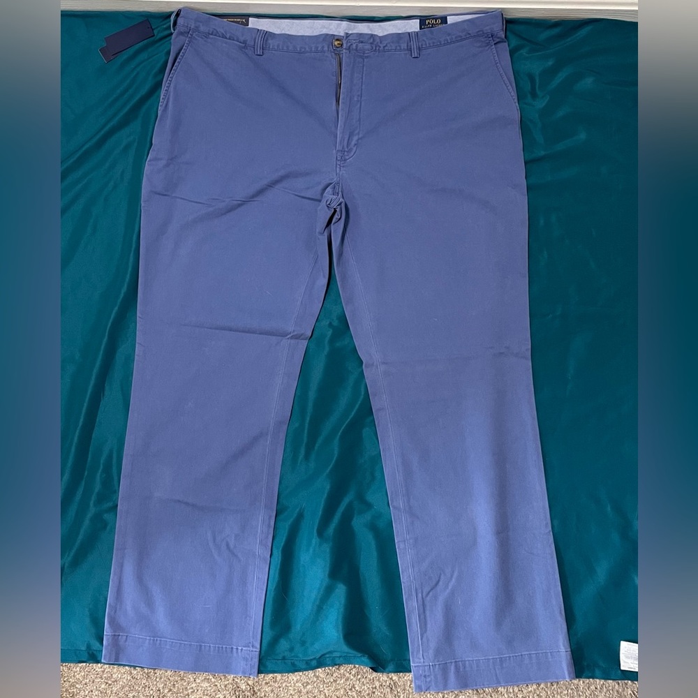 ralph polo lauren 46x32 blue chino NWT